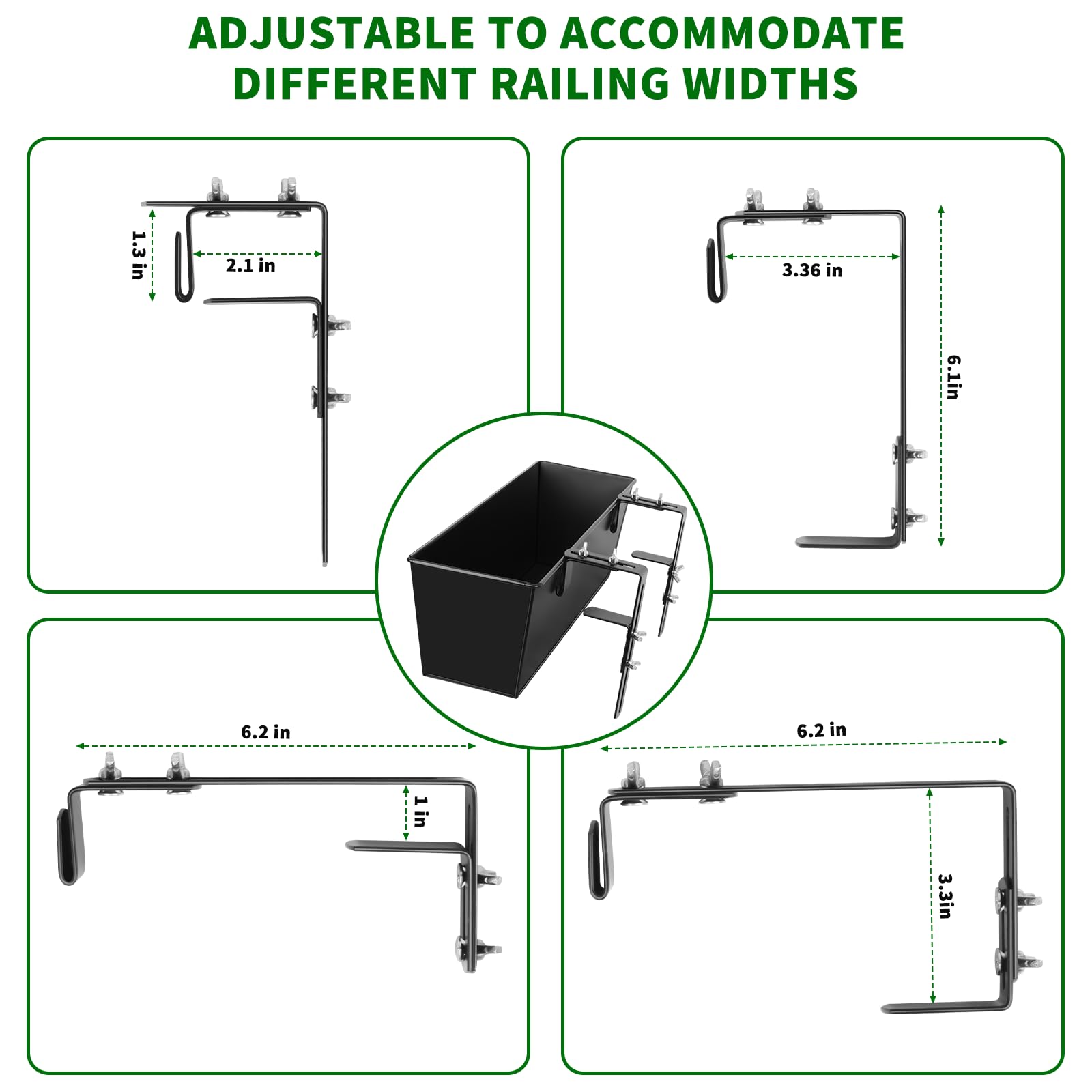 Holensun 4-pack set helps create cohesive balcony decor and garden layouts