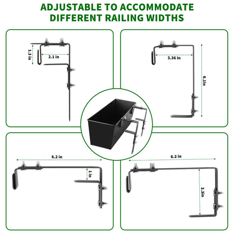 Holensun 4-pack set helps create cohesive balcony decor and garden layouts