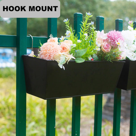 Holensun durable 4-season metal frame planter suitable for exterior use.
