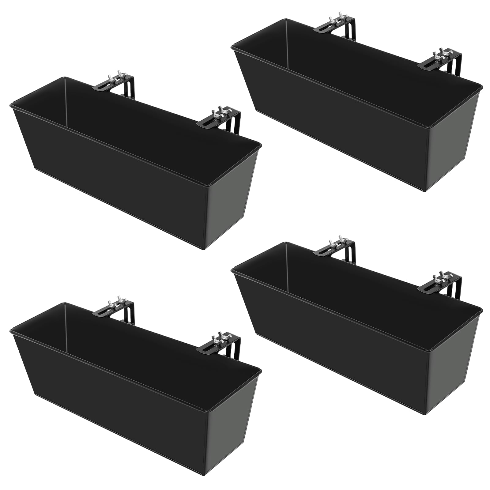 Holensun weatherproof black planter adds stylish accent to patio spaces