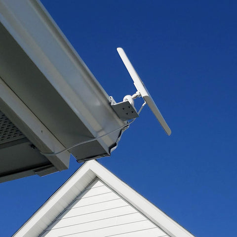 Holicfun easy-install no-drill gutter-mount speeds setup and relocation.