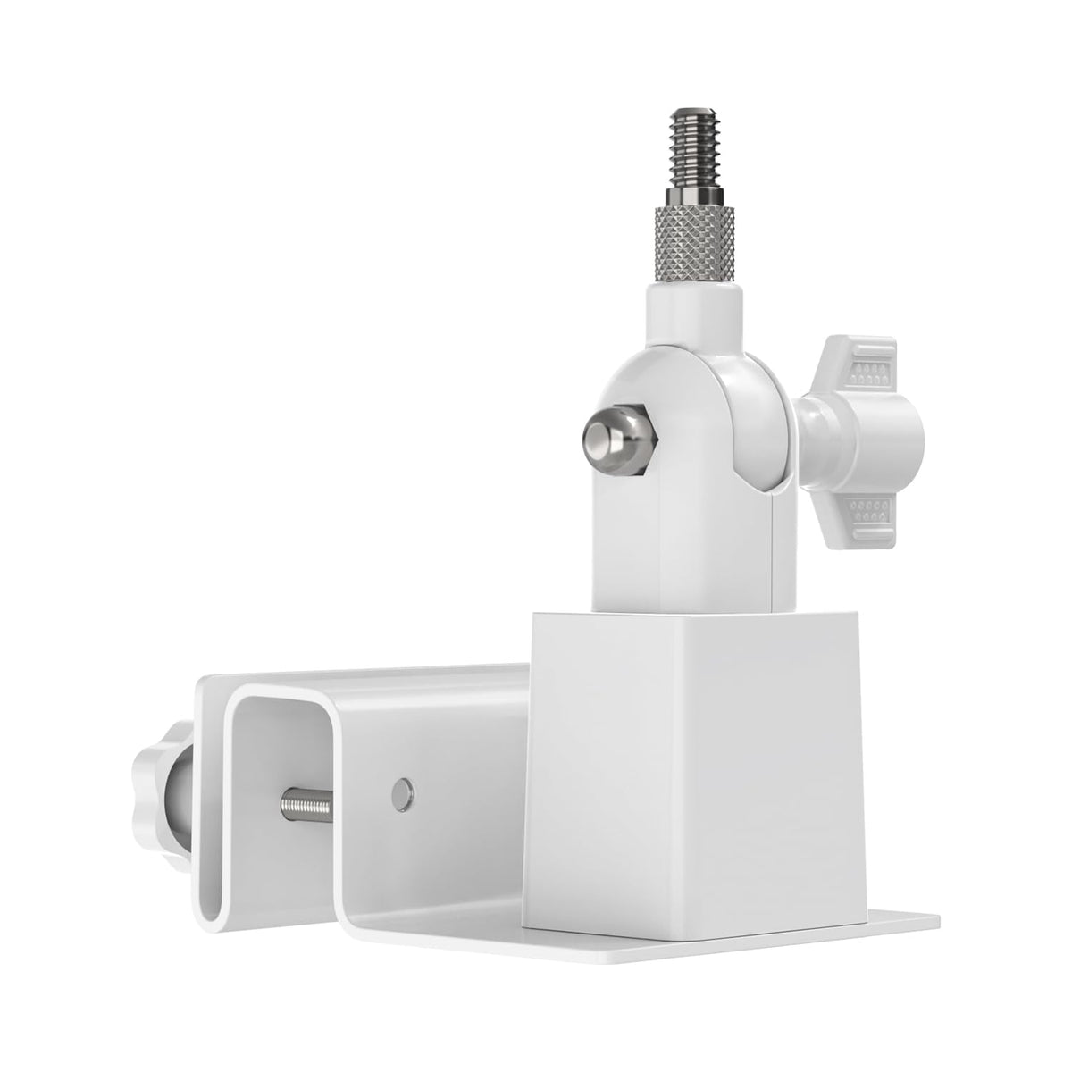 Holicfun gutter mount with 360 swivel for optimal solar panel positioning