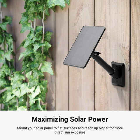 Holicfun multi-angle adjustable head adjusts direction for better panel tilt.