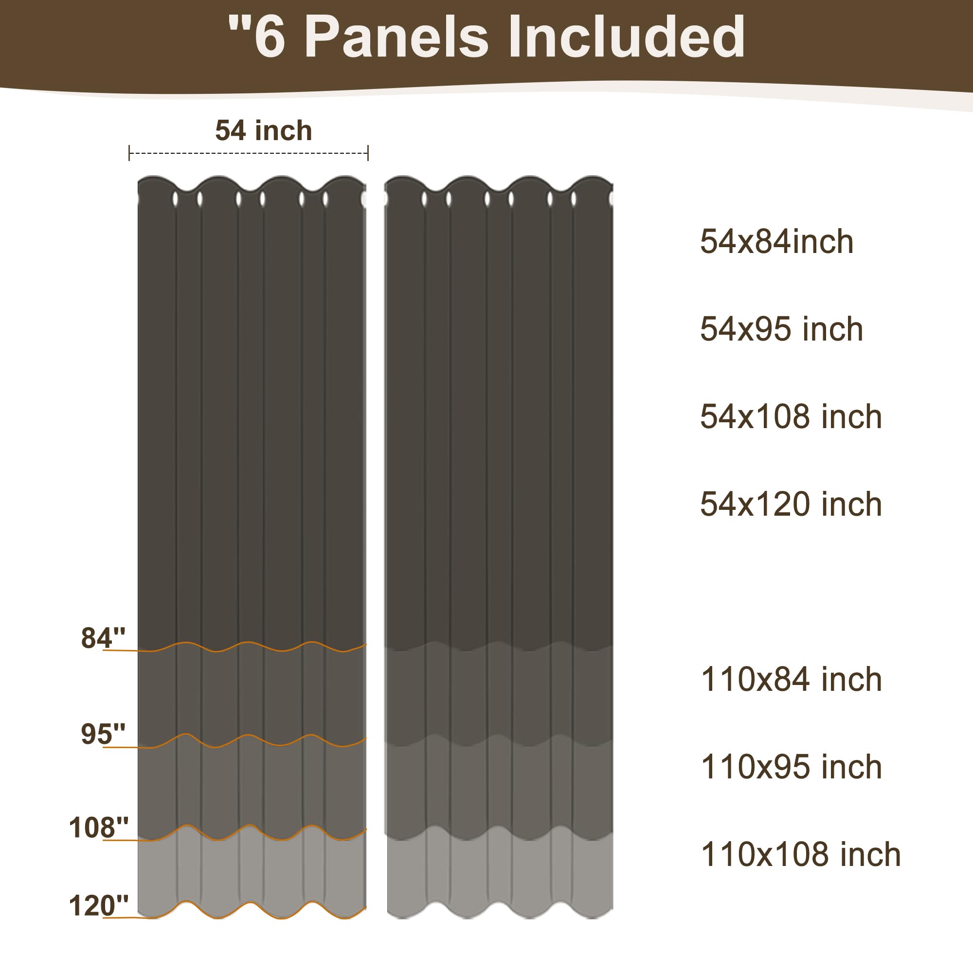 HolidayIdeas machine-washable fabric simplifies outdoor curtain care.
