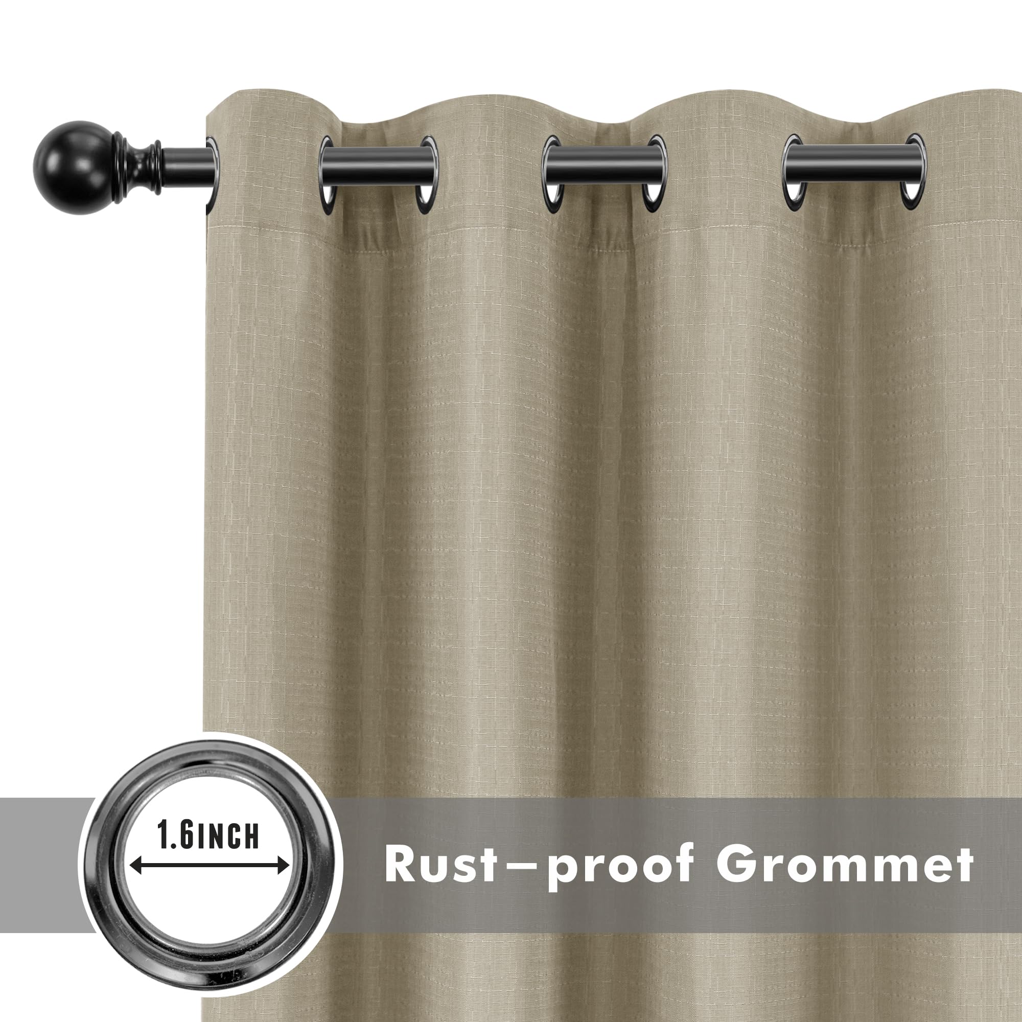 HolidayIdeas curtains for patio, gazebo, porch and balcony