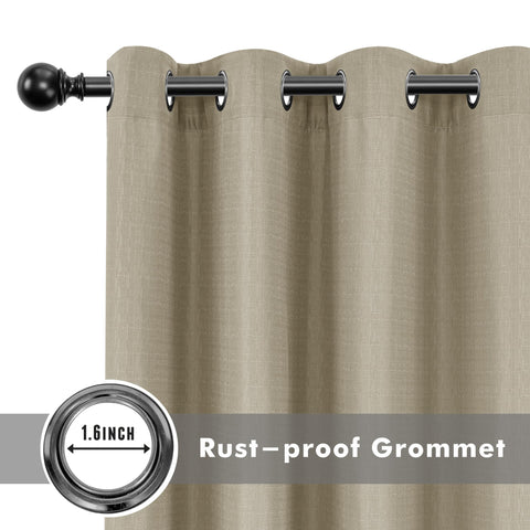 HolidayIdeas curtains for patio, gazebo, porch and balcony
