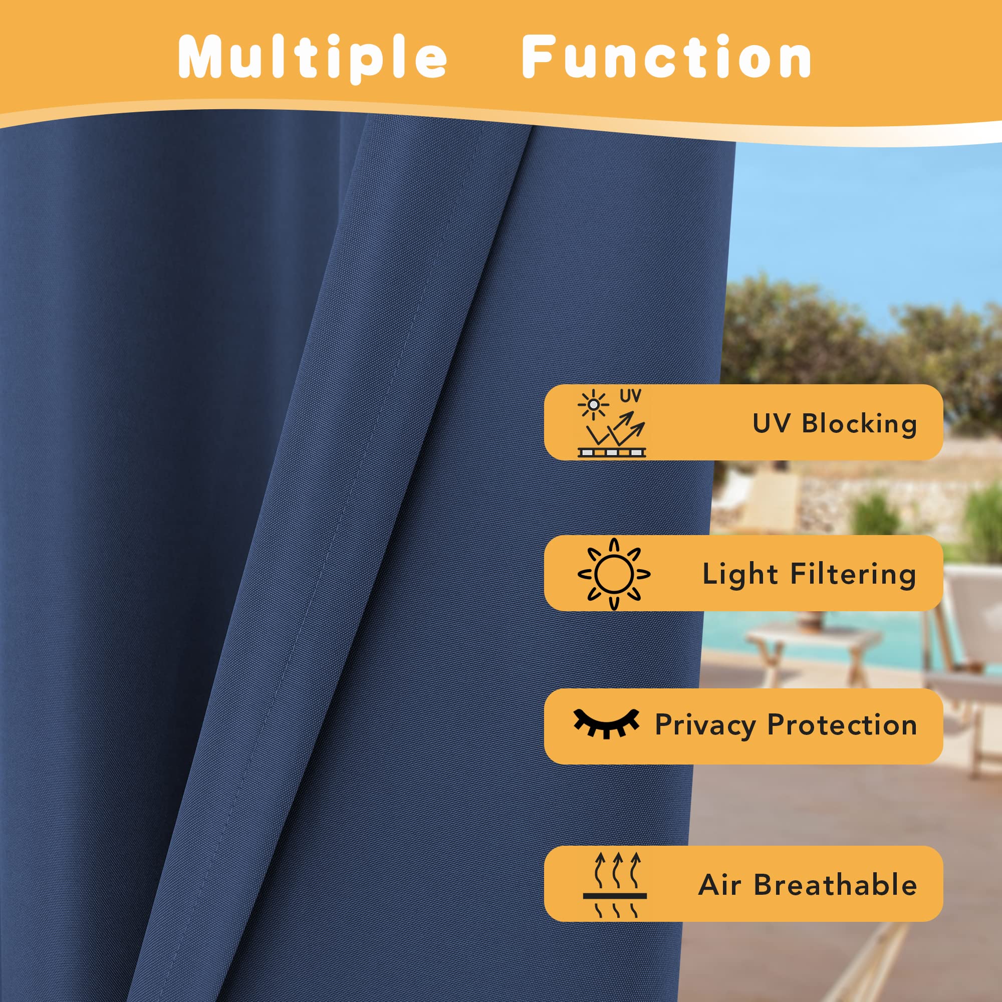 HolidayIdeas grommet design closeup highlighting easy hanging.