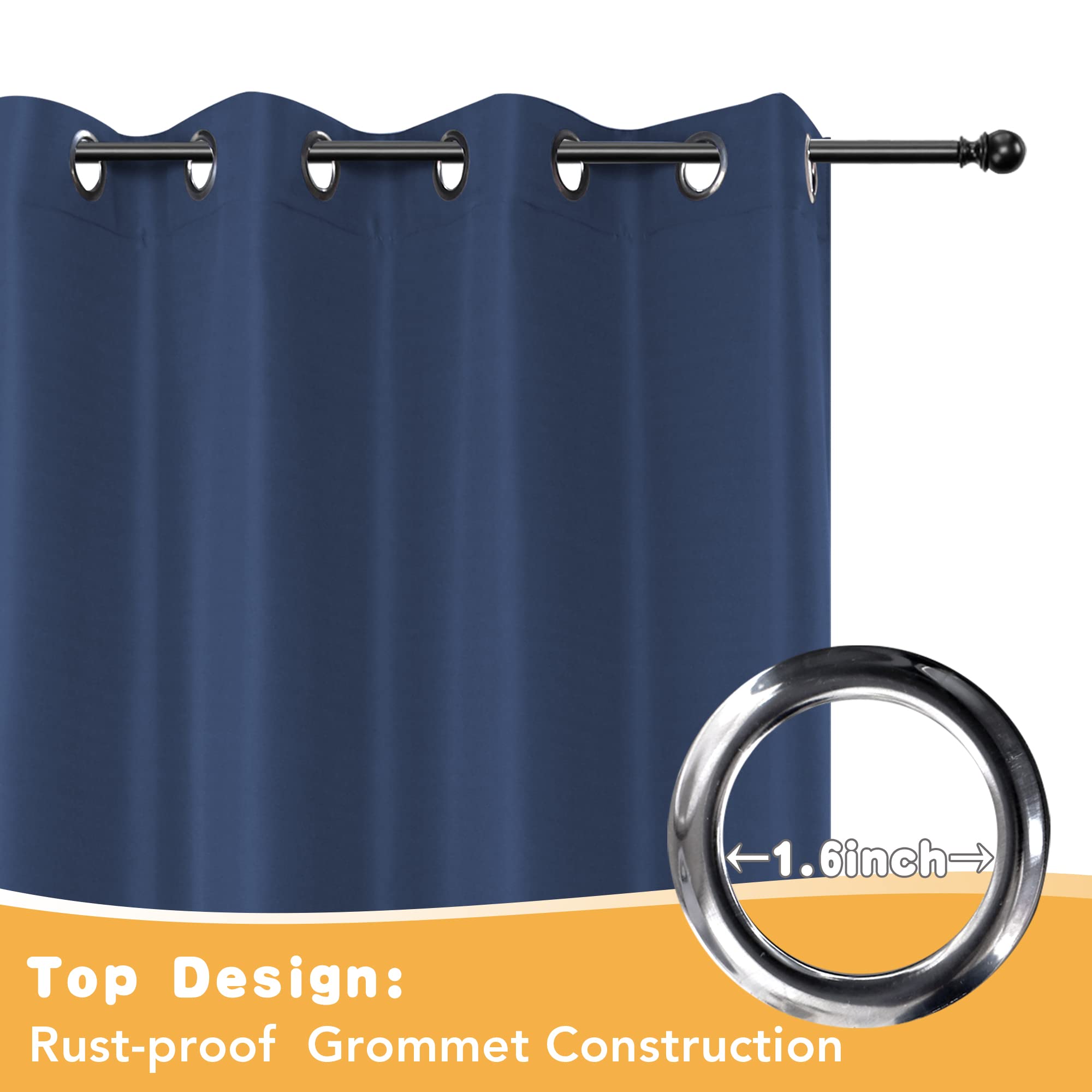 HolidayIdeas privacy curtains demonstrate UV blocking for outdoor lounging.