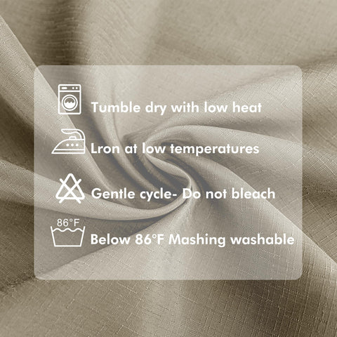 HolidayIdeas easy-care curtains washable in cold water