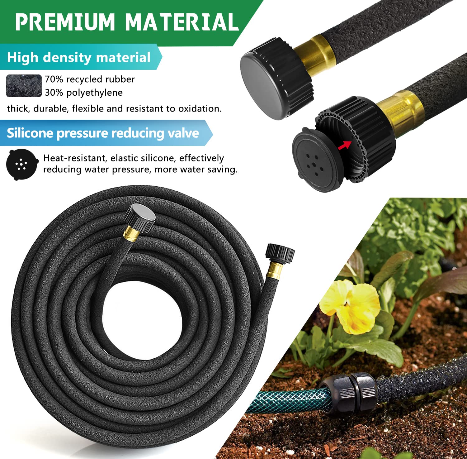Holldoor hose screw fittings enabling easy connection