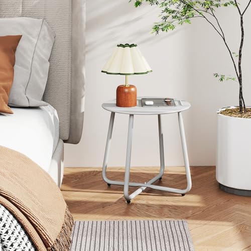 HollyHOME grey finish complements modern interiors and outdoor decor.