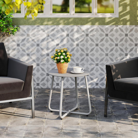 HollyHOME X-shaped frame adds stability for drinks and decor.