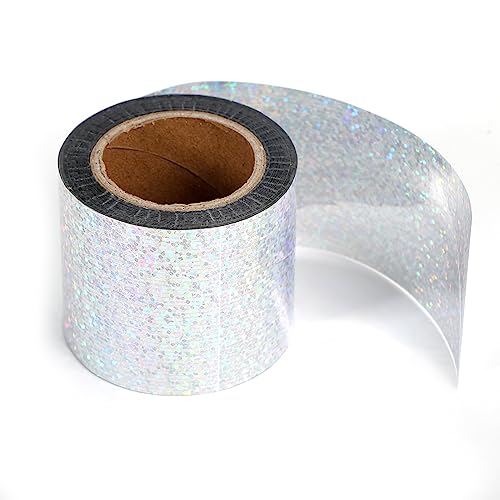 Bird B Gone holographic tape uses sun reflections to scare seagulls and sparrows.