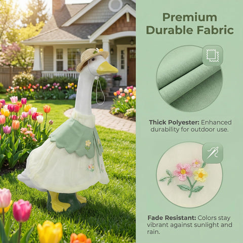 Holoith porch goose decor creates a welcoming entrance with seasonal charm.