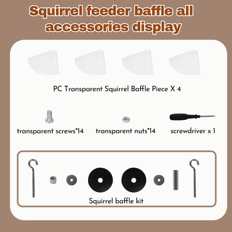 Holoith weatherproof squirrel baffle demonstrates rain protection