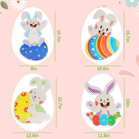 HOLYFUN Easy-install Easter signs for quick setup in your yard.