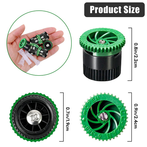 HolyMaji variable arc nozzle with 360-degree adjustment for versatile spraying.