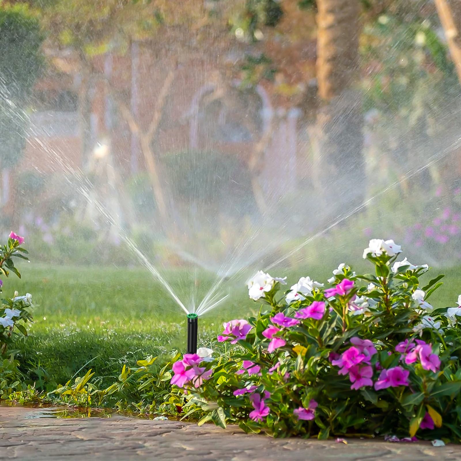 HolyMaji water-efficient irrigation nozzle improves coverage and savings.