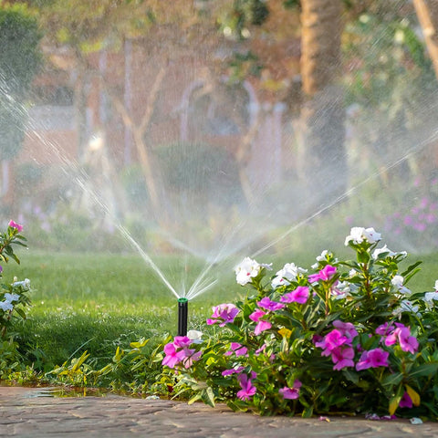 HolyMaji water-efficient irrigation nozzle improves coverage and savings.