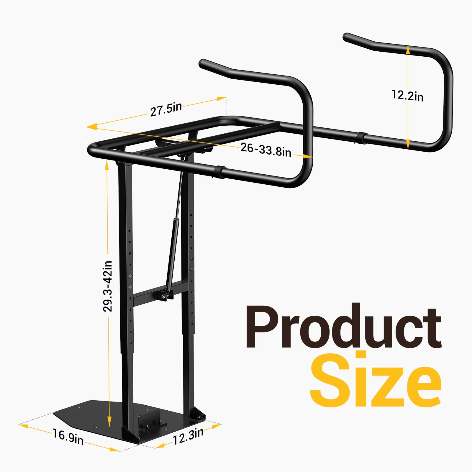 Holymuss black frame highlights durable alloy steel construction