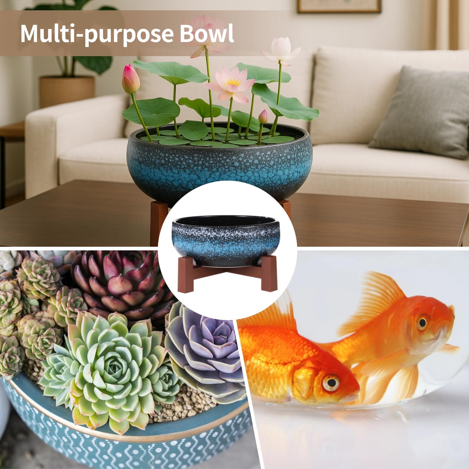 Homaisson indoor hydroponic display suitable for lilies, lotuses, and succulents