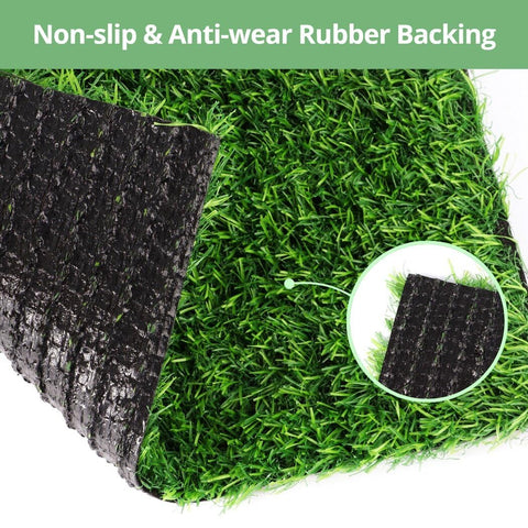 Homaisson soft PE grass nesting pad provides gentle support for hens.