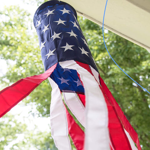 Homarden set of 2 large windsocks for balanced yard display.