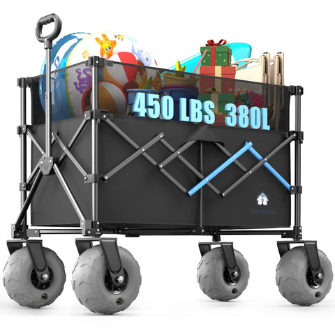 HOMBETTA Beach Wagon full-capacity expansion for extra gear on trips.