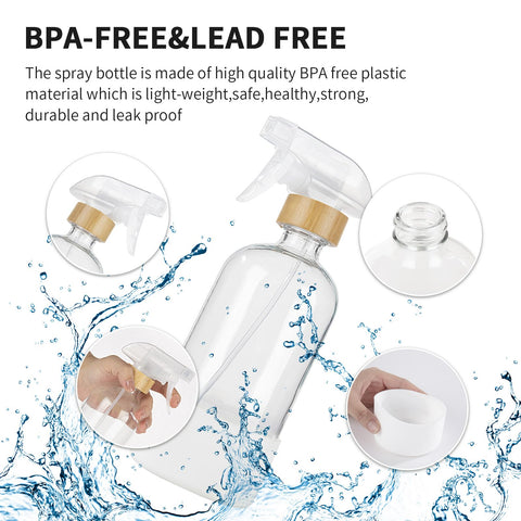 HOMBYS transparent glass body clearly shows liquid level