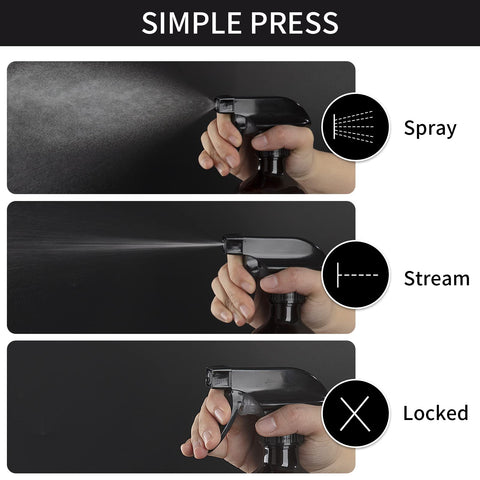 HOMBYS safety lock off feature prevents accidental spraying
