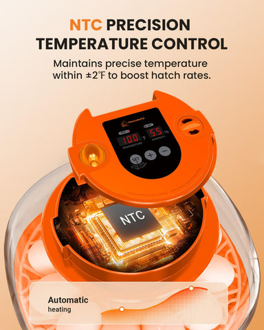 Homcolorful automatic turning tray ensures even heat distribution