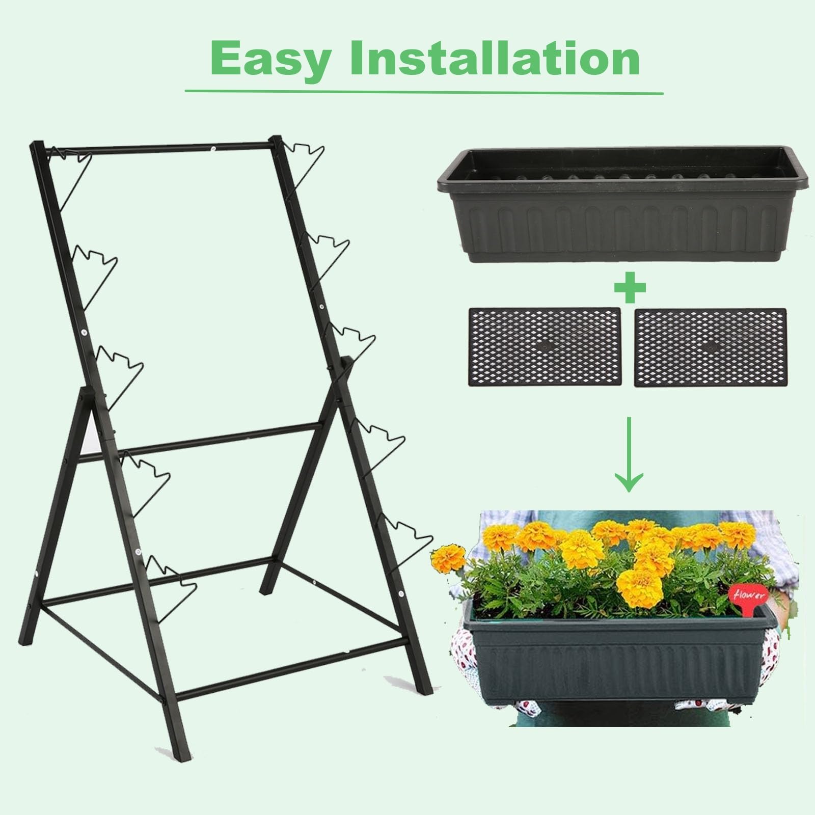 Homdox easy-to-assemble design reduces setup time for busy gardeners.