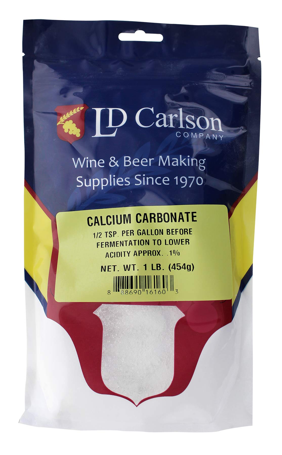 Home Brew Ohio calcium carbonate bottle for easy wine acid adjustment