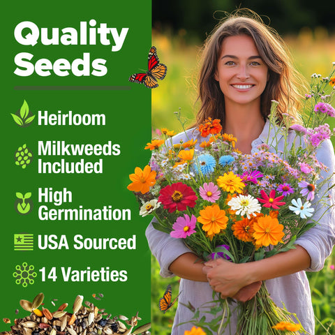 HOME GROWN Biodiversity-friendly garden attracting monarchs, bees, hummingbirds