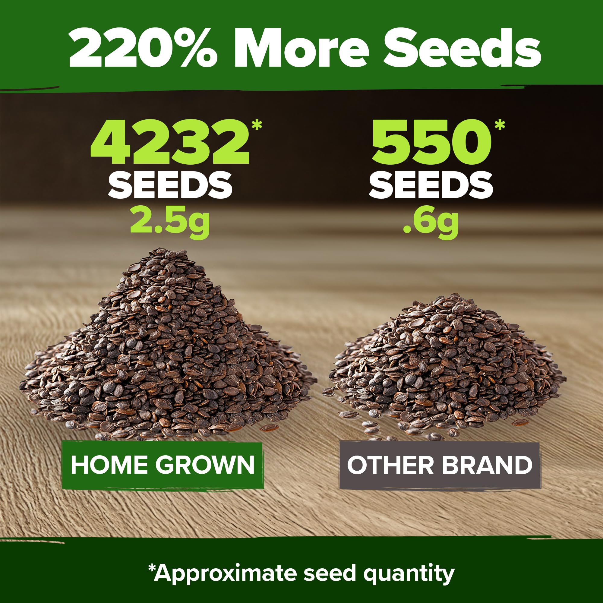 HOME GROWN catnip seeds with planting guide included for easy home herb gardening.