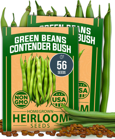 HOME GROWN Contender seeds pack front, fast germination for a quick start