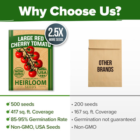 Compostable seed packets on kitchen counter highlight eco-friendly packaging.