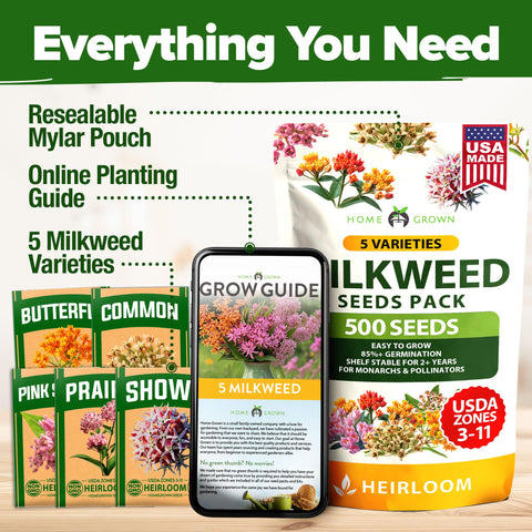 HOME GROWN Pink and Prairie varieties up to 4 feet add vibrant nectar sources.
