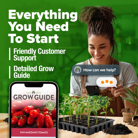 Durable packaging from HOME GROWN keeps seeds fresh for future planting.