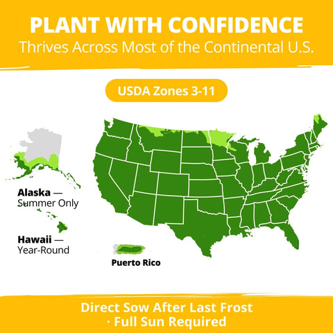 HOME GROWN seeds are USA-packaged and quality-tested for reliable germination.