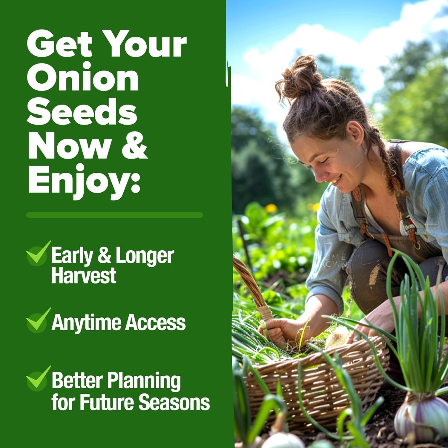 HOME GROWN White Grano onions featuring large bulbs with mild flavor