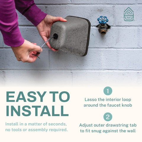 Home Intuition three-quarter-inch gasket is visible, sealing against cold drafts.