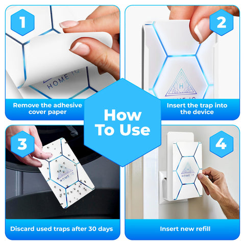 Home IQ device with traps shows complete pest control kit contents