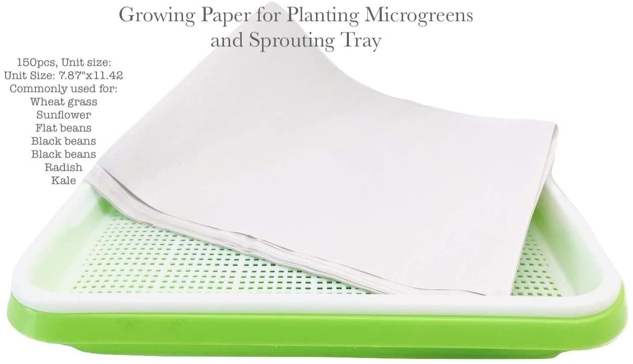 Home Microgreen 150 sheets provide an economical growing tool for multiple seasons.