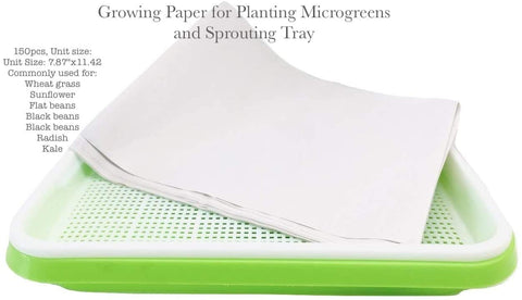 Home Microgreen 150 sheets provide an economical growing tool for multiple seasons.