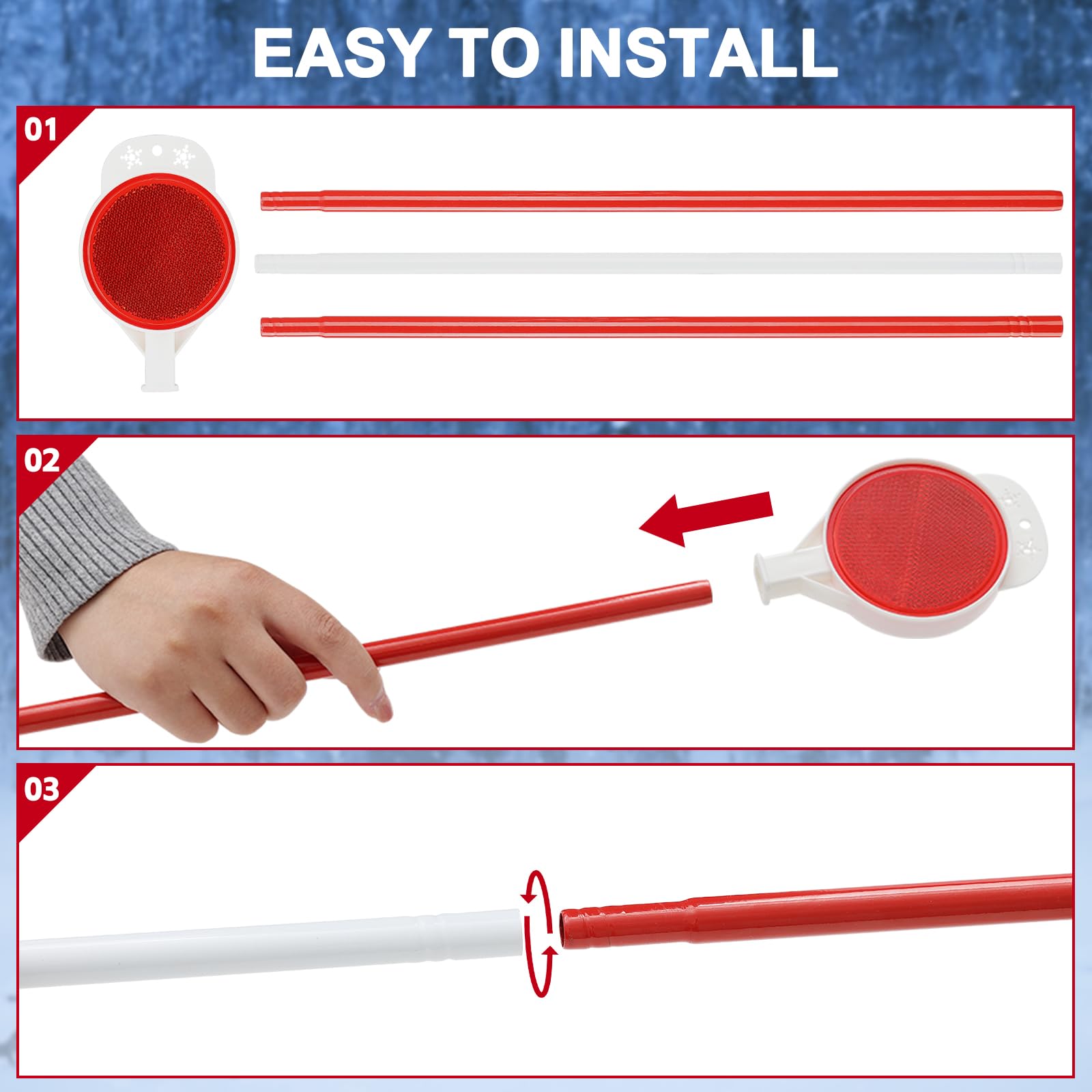 HOME RIGHT versatile markers for driveways parking lots lawns and sidewalks