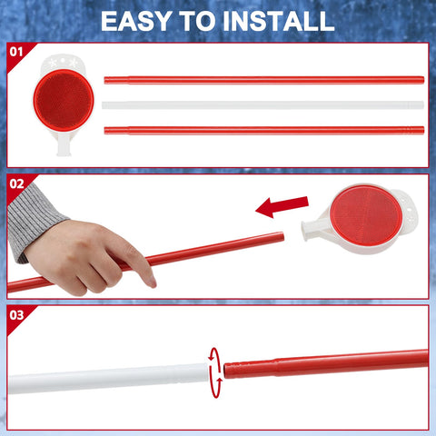 HOME RIGHT versatile markers for driveways parking lots lawns and sidewalks