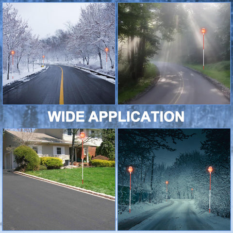 HOME RIGHT 4 pack includes durable reflectors for clear warnings