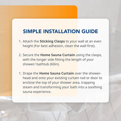 Home Sauna renter-friendly installation requires no permanent changes to your bathroom.
