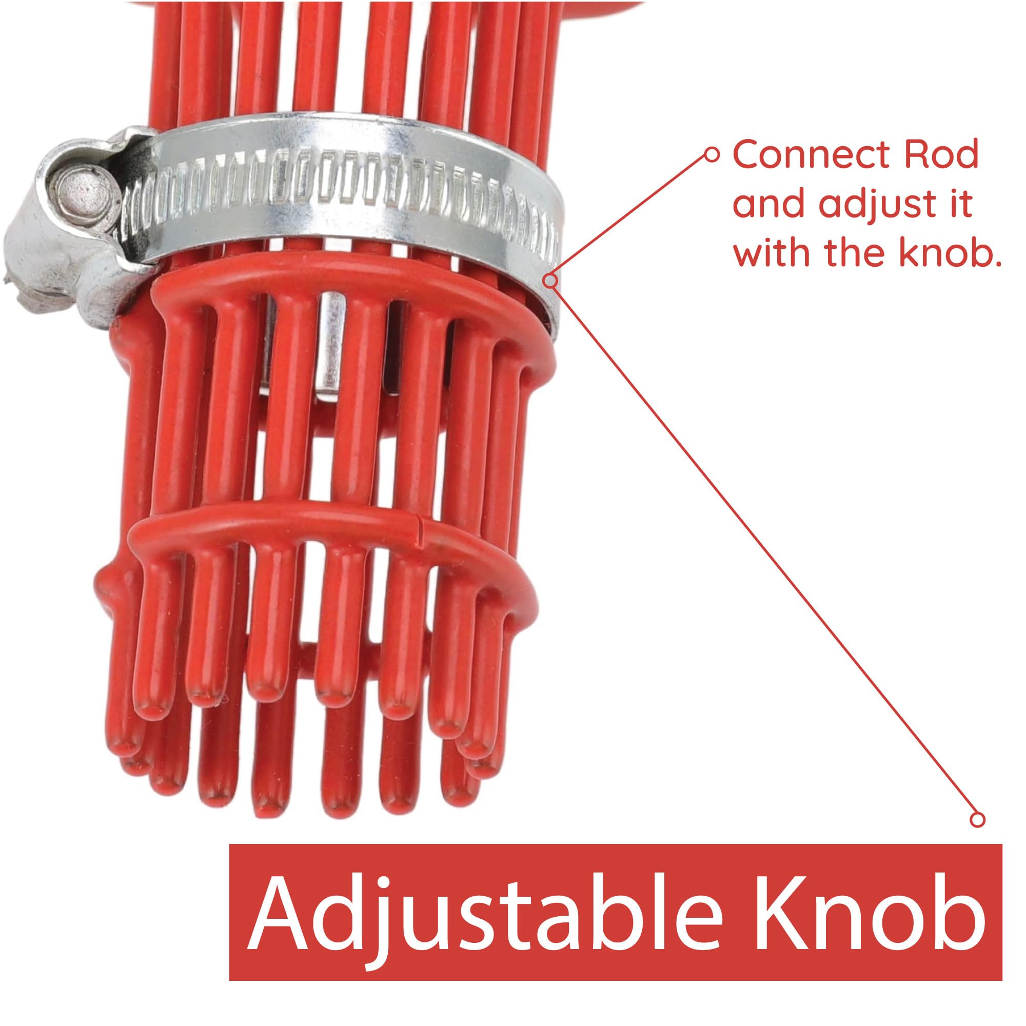 Home-X Fruit Picker Basket ergonomic design supports comfortable one-handed use.
